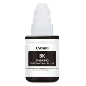 Γνήσιο μελάνι Canon GI-490 Black Ink 135ml 6k